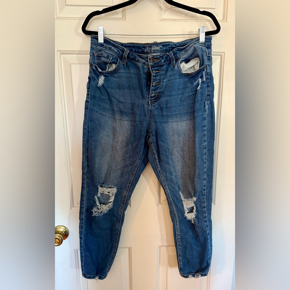 NOBO Women's High Rise Jeans - Blue